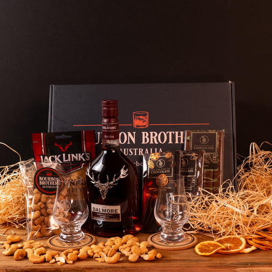 Deluxe Gift Hamper with Dalmore 12 Single Malt Scotch Whisky - Bourbon Brothers Australia