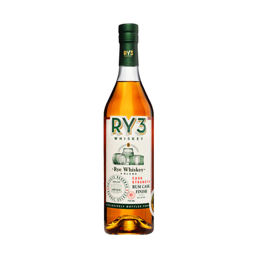 RY3 Rum Cask Finished Rye Whiskey - Selected by Whiskey Hunt Australia - Bourbon Brothers Australia